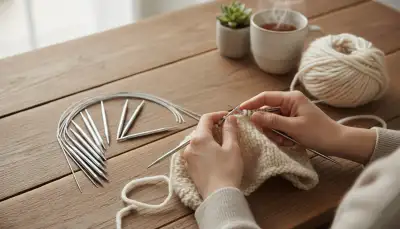 Stricken mit den richtigen Stricknadeln