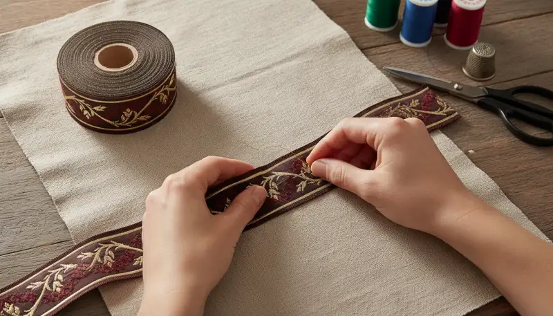 Jacquard Webband: Kunstvolle Details nähen