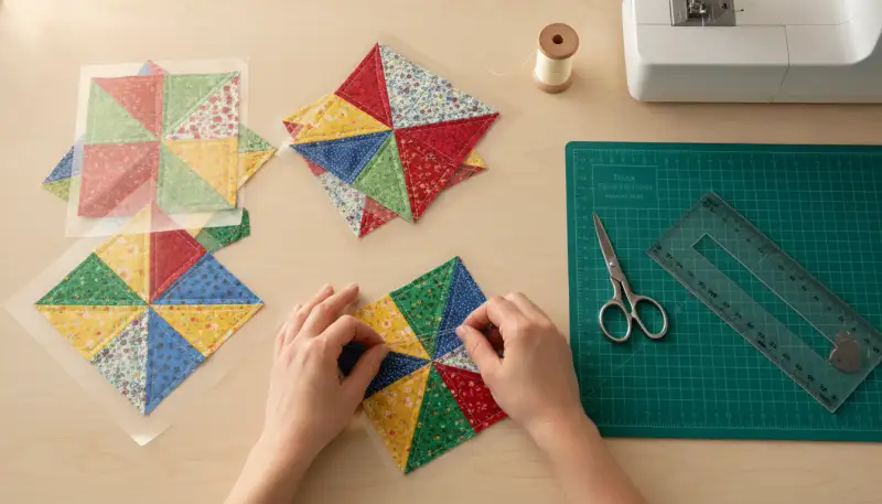 Präzision im Quilten: Foundation Paper Piecing